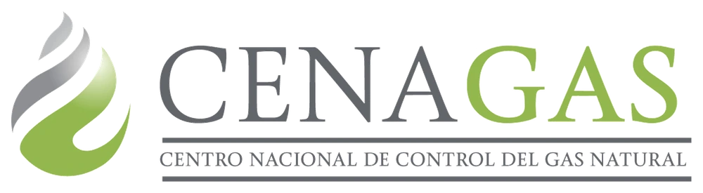 Logotipo de CENAGAS, Centro Nacional de Control del Gas Natural.